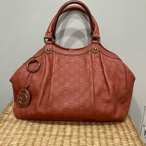 Gucci Sukey Guccissima Purse - authentic - good condition, no smell